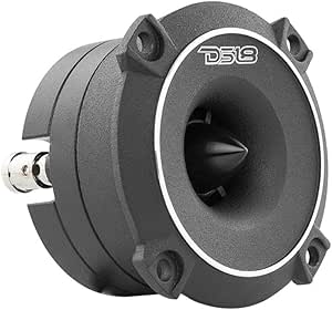 DS18 PRO-TWN1 - Titanium High Compression Neodymium Super Bullet Tweeter 1" 240W Max 120W RMS with Built in Crossover – DS18 Tweeters are The Best in The Pro Audio and Voceteo Market (1 Speaker)