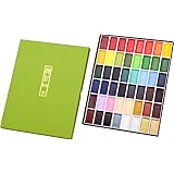 Kuretake Gansai Tambi 48 Color set, Watercolor Paint Set, Professional-Quality for Artists and Crafters, AP-Certified, Water