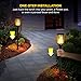 TaoTronics Solar Garden Lights, Solar Torch Light, Solar Powered LED Flame Effect Light, Outdoor Landscape Decoration Path Lighting, Dusk to Dawn Auto On/Off, IP65 Waterproof-2 Pack