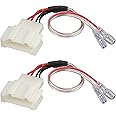 RED WOLF Door Speaker Wiring Harness Connector Plug Replacement for Volkswagen VW 2009-2018 Tiguan, 1999-2019 Golf, 1999-2016 Jetta, 1999-2019 Beetle, 1999-2019 Passat Install Car Speaker Wire Cable