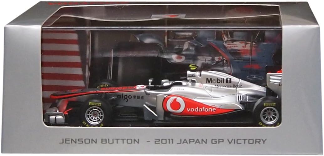 Vodafone McLaren Mercedes 1:43 Scale Replica car - Jenson Button 2011 Japan GP Victory- Team Colours