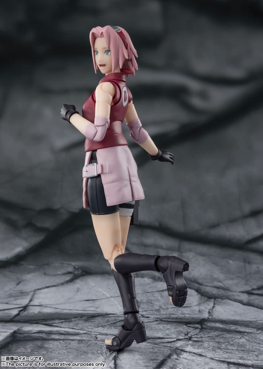 TAMASHII NATIONS - Naruto Shippuden - Sakura Haruno - Inheritor of Tsunade's Indominable Will, Bandai Spirits S.H.Figuarts Action Figure