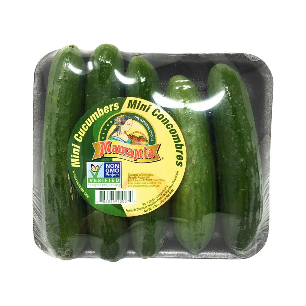 Cucumber Baby Seedless Conventional, 14 Ounce Grocery & Gourmet Food