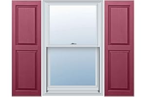 Builders Choice EVP15059BE Shutters, Berry Red