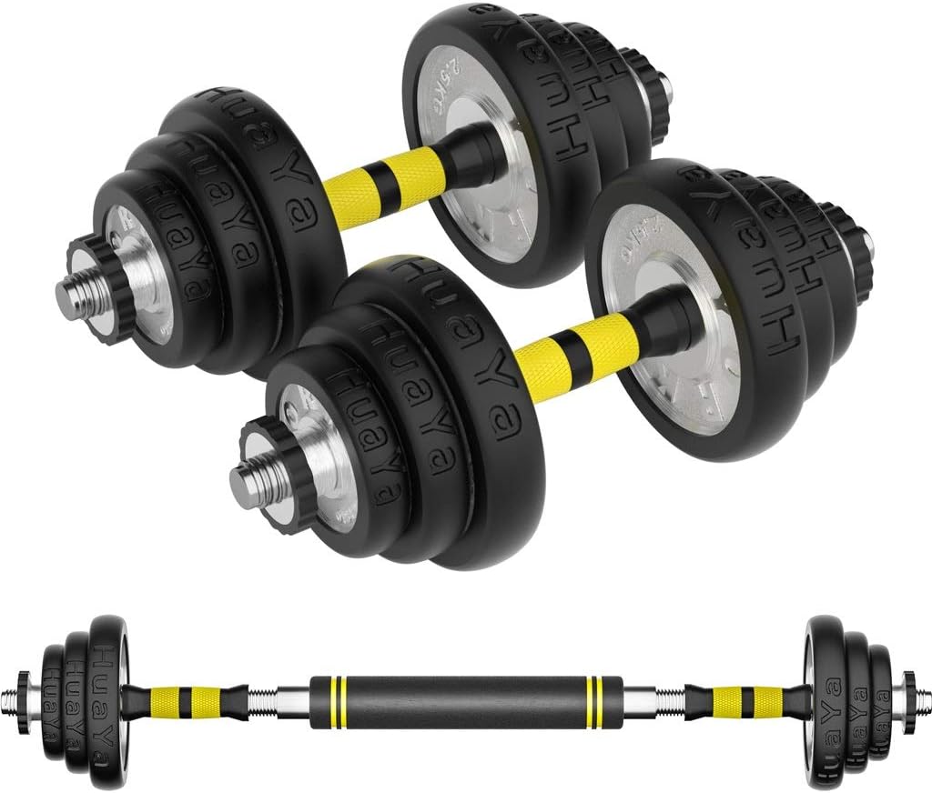 Xiaokeai Mancuerna Mancuernas Electroplated Dumbbell Home Fitness Equipment a Pair of Adjustable 15kg Dumbbell Set Adjustable Weight Mancuerna Mancuernas