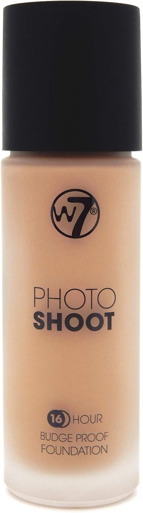 W7 Photo Shoot 16Hr Natural Beige Liquid Foundation 28ml Long Lasting Matte