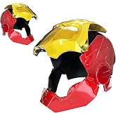 Tevigo Wearable Hero-Style Helmet with Glowing Eyes &ndash; Cosplay Mask for Kids and Teens,Great for Halloween,Birthday Gifts