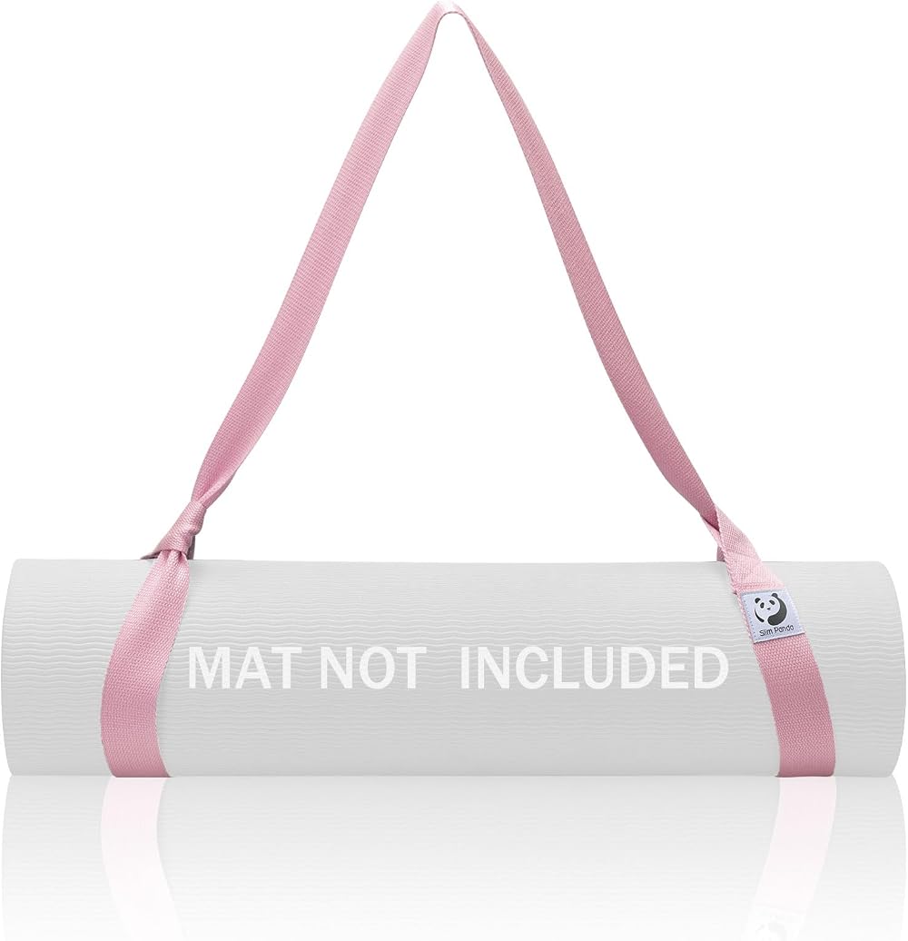 Slim Panda Yoga Mat Straps Carrying Adjustable Carrier 70in Cotton