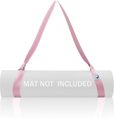 Slim Panda Yoga Mat Straps Carrying Adjustable Carrier 70in Cotton