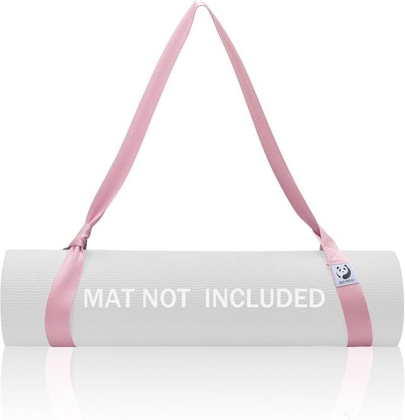 Slim Panda Yoga Mat Straps Carrying Adjustable Carrier 70in Cotton