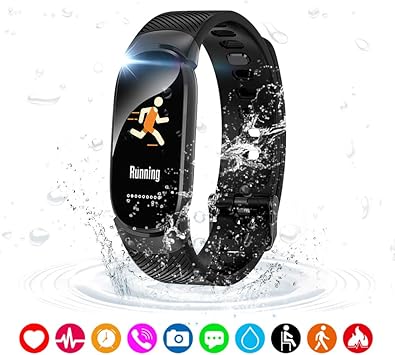 Lixada Pulsera de Actividad Inteligente Tiempo Real Monitor de ...