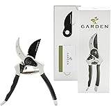 Razor Sharp Bypass Pruning Shears/Secateur - Japanese Steel - FREE Extra Blade, Spring & eBook - Hassle Free Warranty - Premium Hand Pruner/Gardening Shear/Garden Clippers with Ergonomic Handle