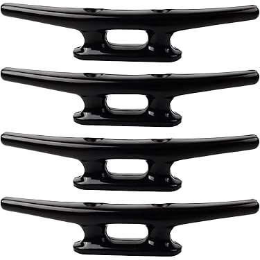 3" Cleat Heavy Duty Black Nylon Open Base Boa... – Grandado