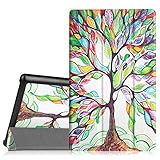 Fintie Samsung Galaxy Tab 4 7.0 Case - Ultra Lightweight Protective Slim Shell Stand Cover for Samsung Tab 4 7.0(7-Inch) Tablet (Will NOT Fit Samsung Galaxy Tab A 7.0), Love Tree