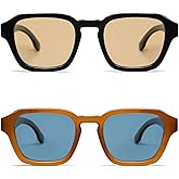 VANLINKER Retro Vintage Polarized Trendy Small Square Sunglasses for Women Men 2025 Fashion Shades VL9858