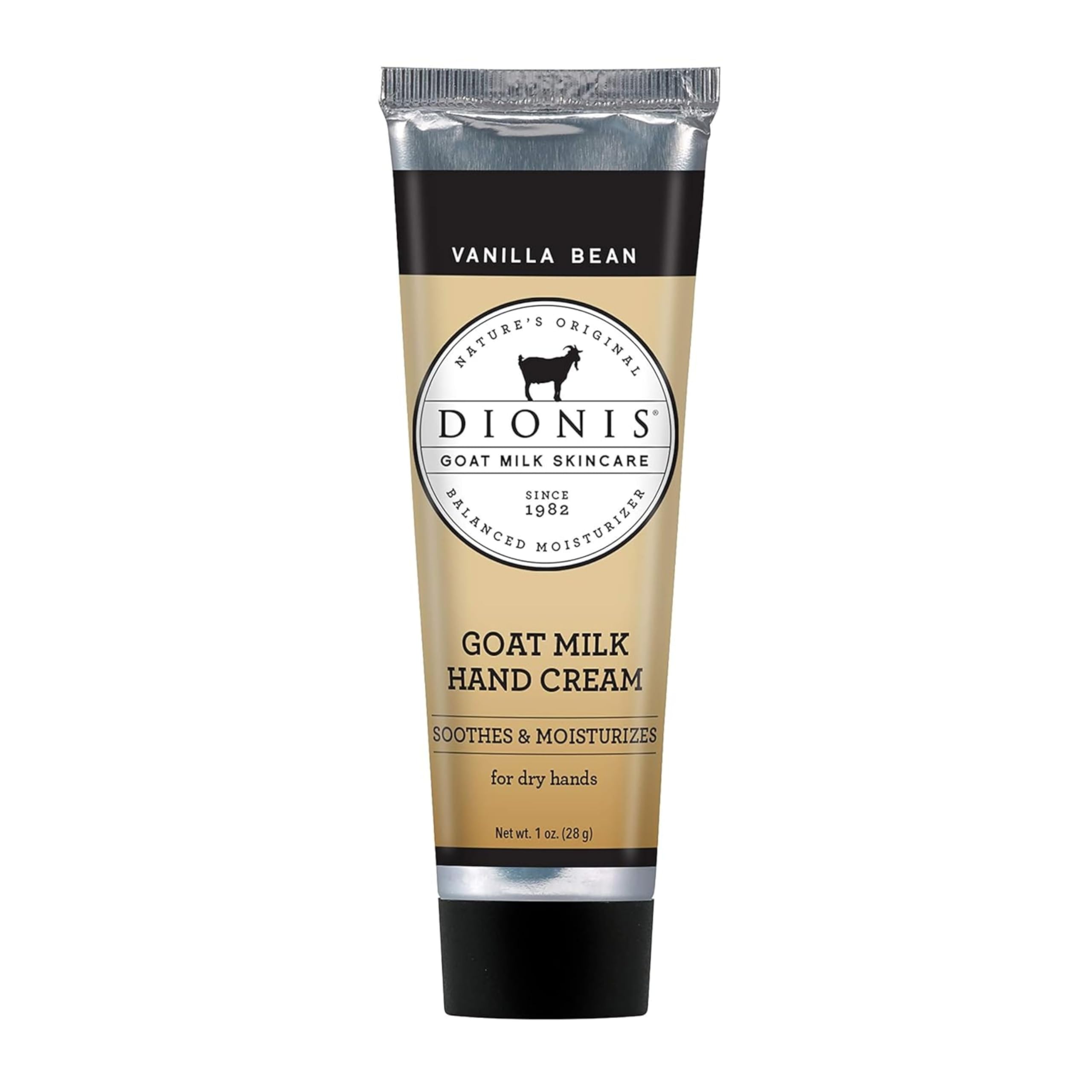 Dionis Goat Milk Skincare Hand Cream (Vanilla Bean, 1 oz)