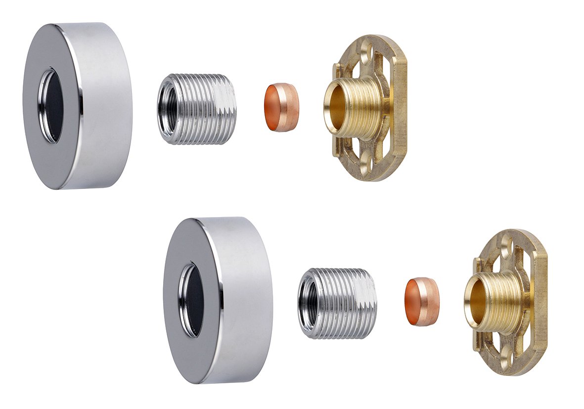 Keenware KSA-003 Duschwand-Auslaufwinkel, Chrom – Produktbild-Vorschau 11