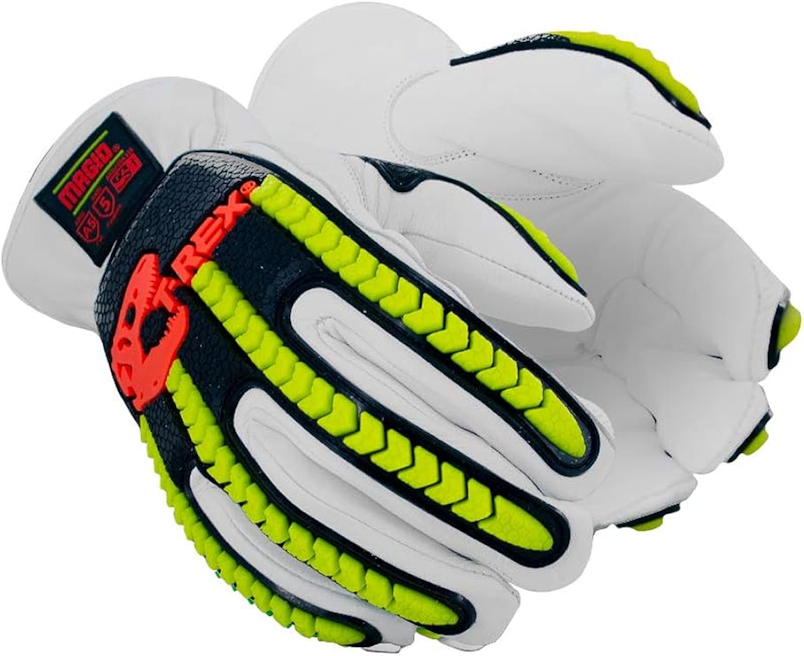 Magid Safety TREX TRX840M Impact Glove KevlarLined Premium Grain