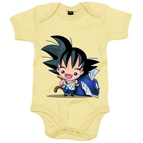 Body Bebe Dragon Ball Goku Y Krilin 6 12 Meses Amarillo Ropa Especializada Ropa Kudzuandcompany Com