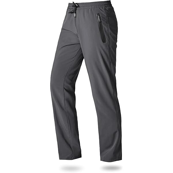 ZeroXposur Mens Stretch Hiking Travel Pants with Side Zipper