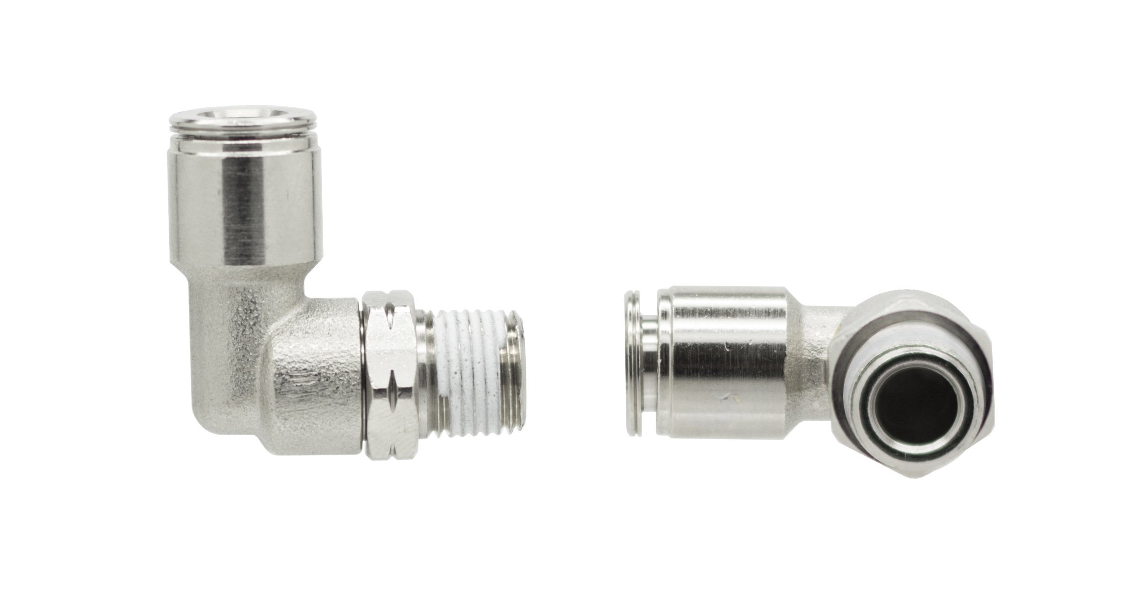 PneumaticPlus PN15 Series Push To Connect Tube Fitting, Male Elbow (1/4 ...