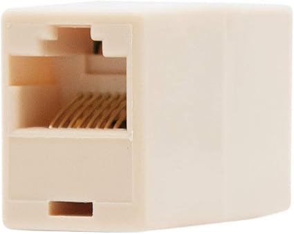 NanoCable 10.21.0401-OEM - Empalme para cable de red Ethernet RJ45, Beige, hembra-hembra, Cat.5e, UTP [España]: Amazon.es: Informática
