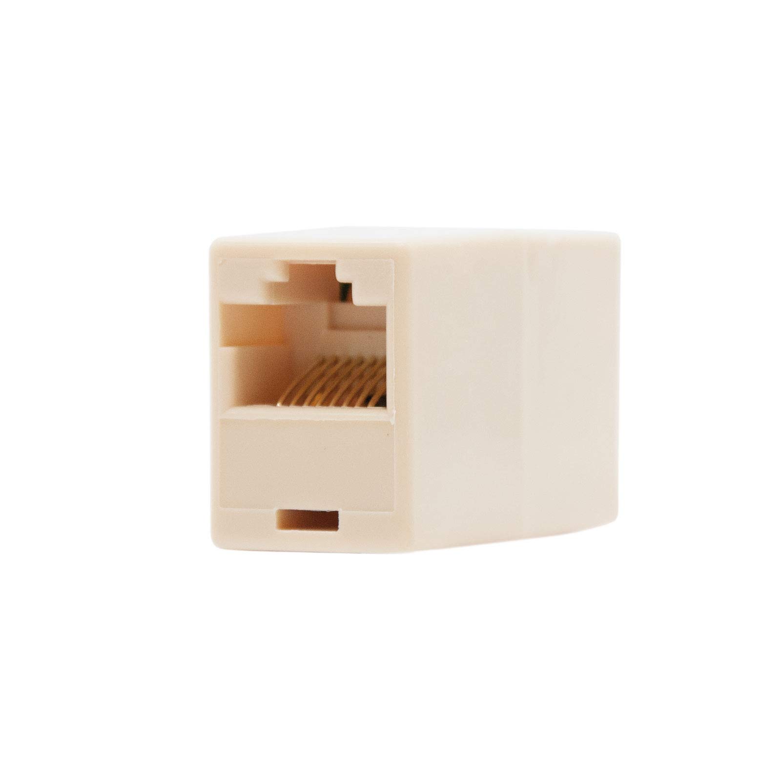 Nano Cable OEM Empalme 10.21.0401 RJ45 UTP H/H Female-to-Female Connector Cat.5e 1 Centimeters Beige 100% Tested