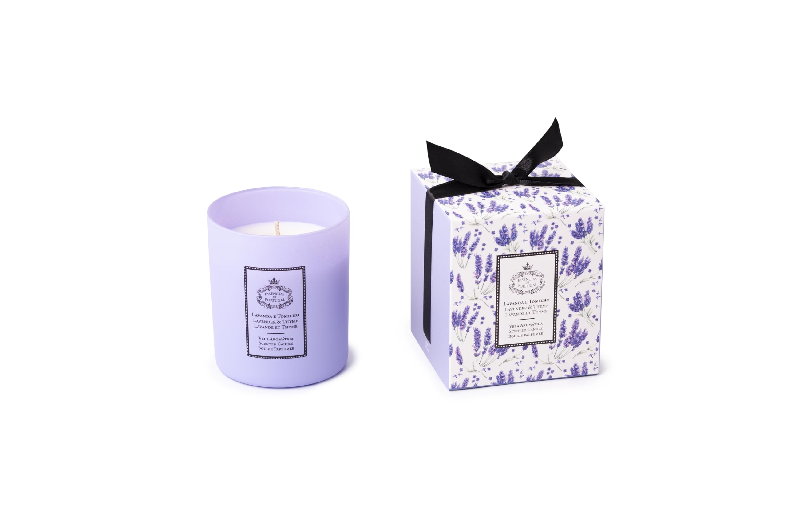 Essencias De Portugal Natura Lavender and Thyme Candle 180g