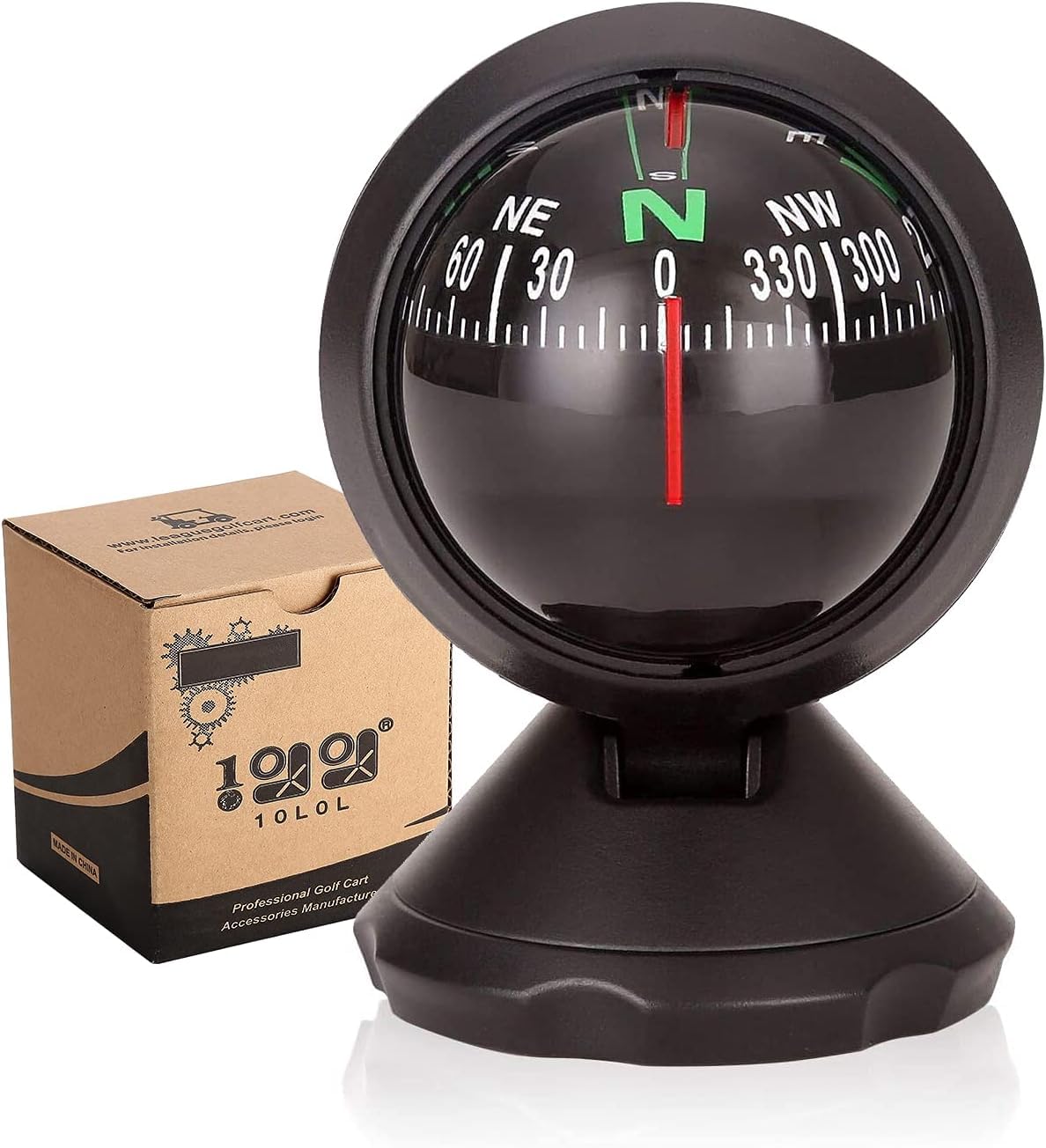 Photo 1 of 10L0L Universal Golf Cart Adjustable Dash Compass for Yamaha, EZGO, Club Car- A Great Golf Gift