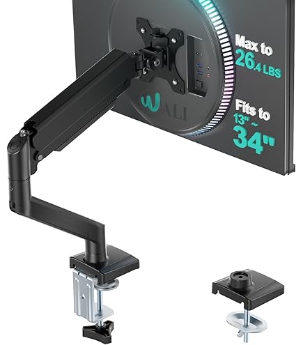 Amazon.com: Ergotech Freedom Dual Arm Mount for PC - Silver (FDM