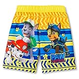 Nickelodeon Little Boys' Paw Patrol Swim Trunks in Yellow (4T)