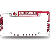 Rico Industries NCAA Standard 12" x 6" Chrome All Over Automotive License Plate Frame for Car/Truck/SUV (L-M Schools)