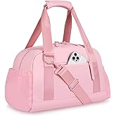 Mini Gym Bag for Women Girls Small Gym Tote Bag with Wet Compartment Waterproof Travel Duffle Bag Cute Workout Sport Bag