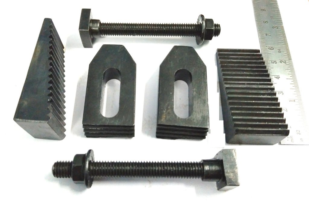 M6 Clamp Kit Set (6 mm) Suitable for 3" (75mm) & 4" (100 mm) Rotary Table Precious Quality Machine Tools