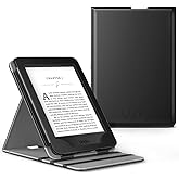 WB Capa Novo Kindle (16GB) e Kindle 11ª Geração Silicone Flexível e Sensor Magnético Vertical Preta (Não compatível com Kindl