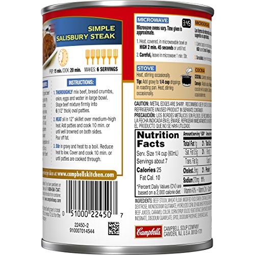 Campbell's Gravy, Beef, 13.8 Ounce (Packaging May Vary)