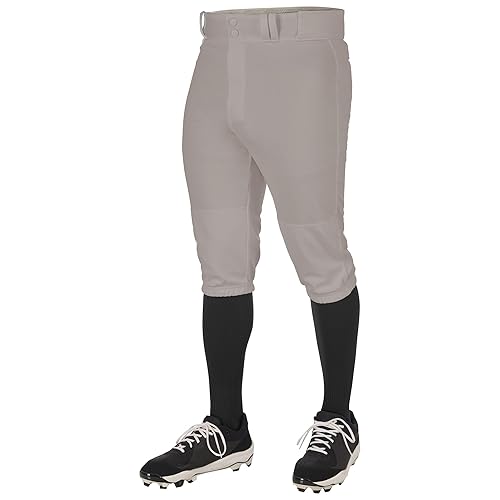 CHAMPRO Standard Triple Crown 2.0 Baseball Knickers, Grey