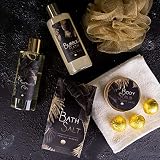 accentra Luxury Bath Set 9 Piece Gold Glitter High Heel Pumps Spa Relaxation view 14