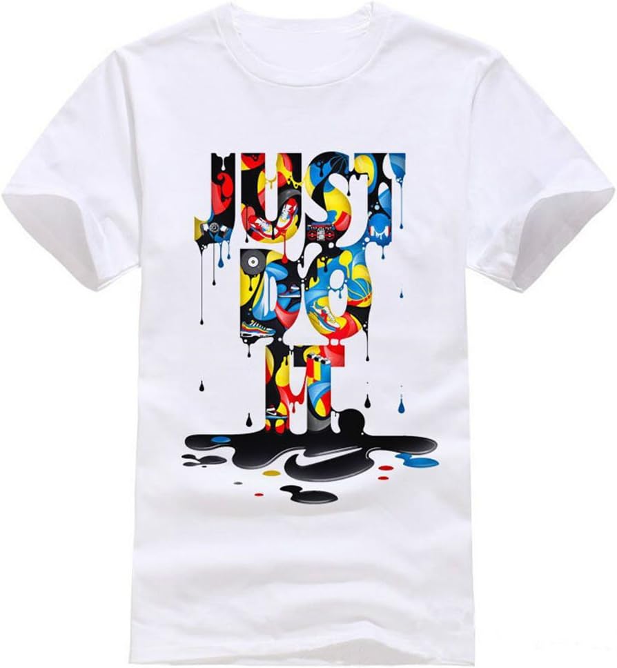 "Just Do It” Men's White T-Shirt