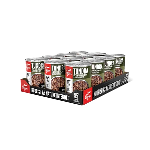 ORIJEN REAL MEAT SHREDS, GRAIN-FREE, TUNDRA STEW, PREMIUM...