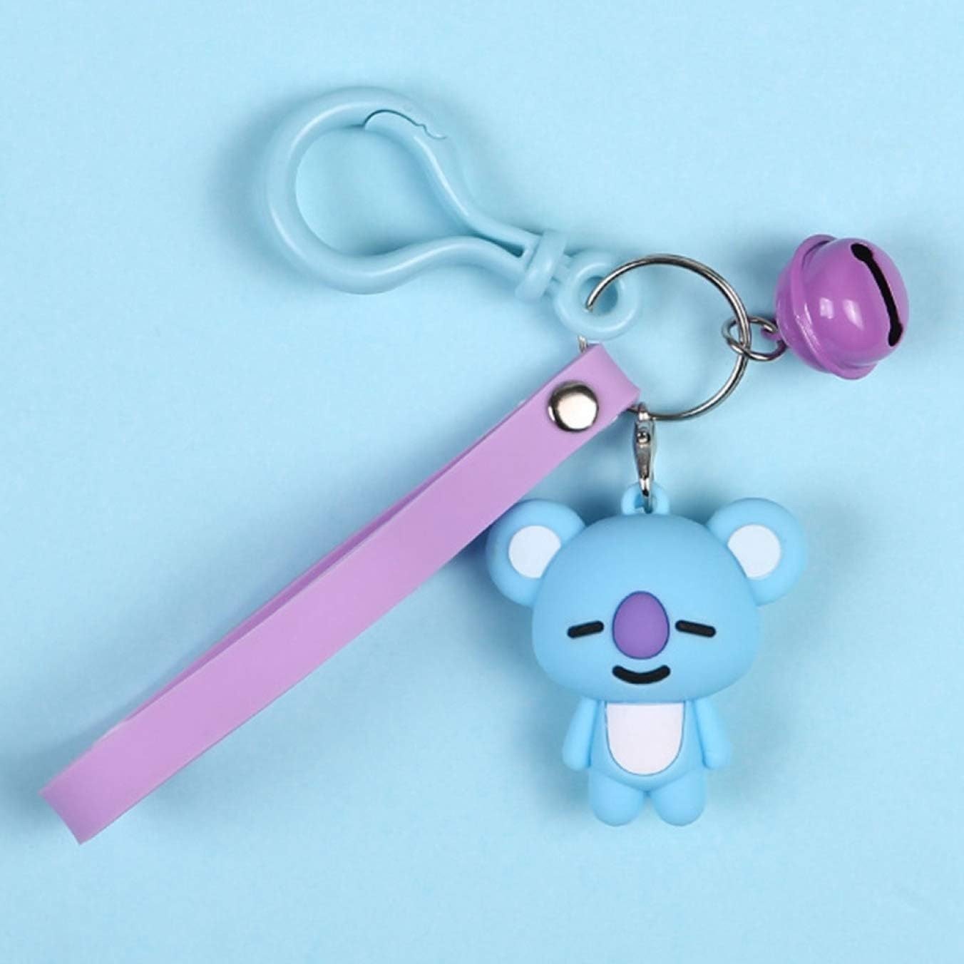 htrdjhrjy notable BTS Kpop Bangtan Boys Cartoon Doll Keychain Bag Streamers Gift( H03)