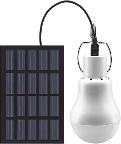 bombilla de led solar portatil greesuit lampara solares ampoule alimentee par energie projecteur lampe a portative avec panneau solaire pour