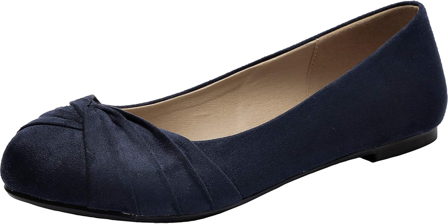 wide toe ballet flats