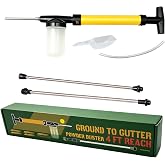 Diatomaceous Earth Powder Duster Adjustable Up to 4 FT, Powder Output Adjustable Pump Applicator, Duster, Dispenser, Sprayer, Dust Application for Diatomaceous Earth