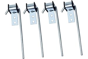 CAROTUPY 4Pcs Universal Heavy Duty Exhaust Hanger Rod -3/8" Rod 10" Long Muffler Hanger - Bolt On/Weld On for Automotive