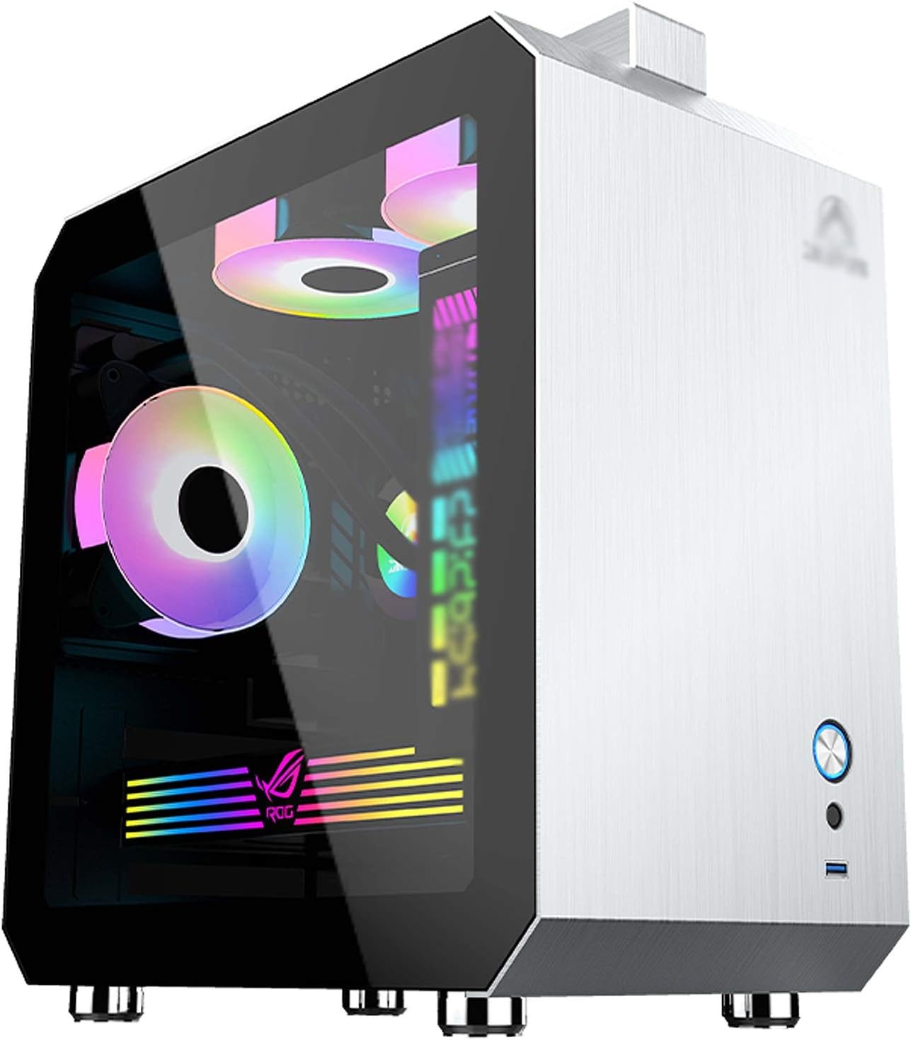 JF-TVQJ Caja Pc Gamer Caja para Computadora De Escritorio ...