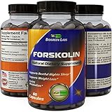 Pure Coleus Forskolin Extract – Helps Burn Fat & Improve Metabolism – Natural Weight Loss Supplement for Men & Women – Antioxidant Rich – Pure Herbal & Non GMO Ingredients – By Biogreen Labs