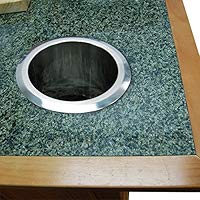 Kegworks Builtin Countertop Trash Chute Stainless Steel Amazon Co