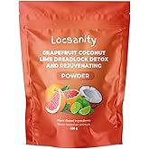 Dreadlock Hair Scalp Detox - Locsanity Deep Clean Powder for Locs, Clarifying Buildup Remover, Natural Hair Cleanser - ACV Alternative, Grapefruit Coconut Lime, 8 fl oz Handmade Loc Care