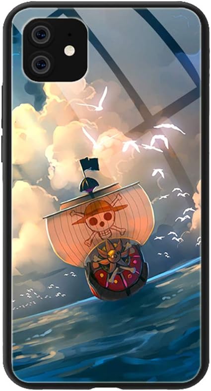 Amazon Iphone 11対応電話ケース アニメワンピース 千日晴れパターン 強化ガラス バックカバー ソフトシリコン 傷防止バンパーデザイン 電話ケース For Iphone 11 マルチカラー ケース カバー 通販